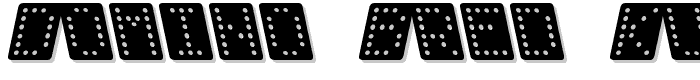 Domino bred kursiv font